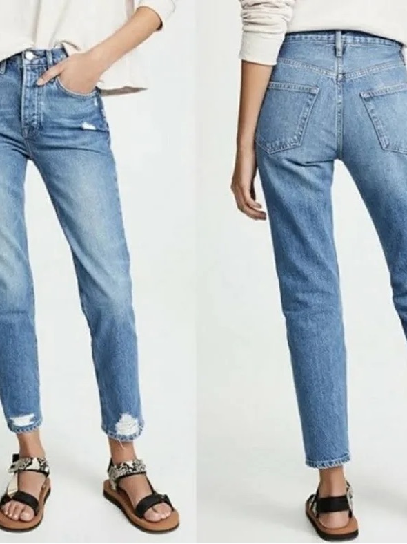 Frame Denim Le Pegged Jeans 26 In Wiltern Suite Wash